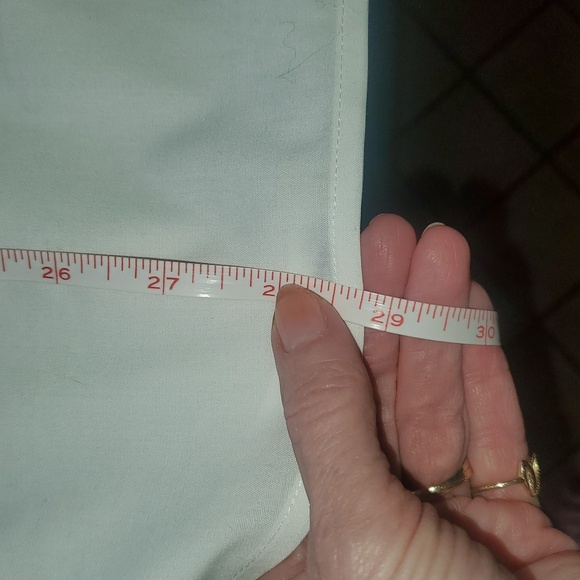 Talbots Event White Silver Embellished Decorative Buttons Pullover Sz XL Blouse - Picture 15 of 15